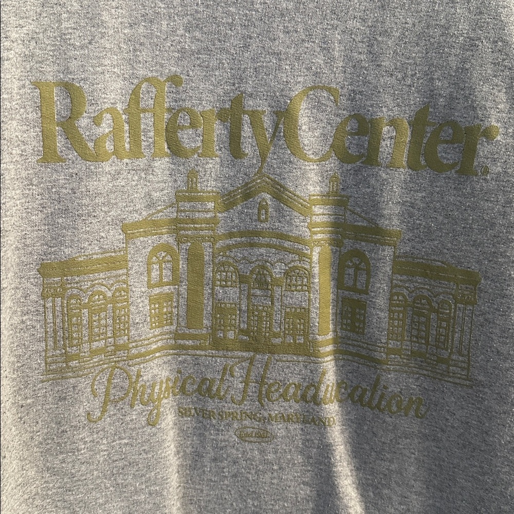 Stiff socks podcast Rafferty Center Trevor Michael Crewneck medium